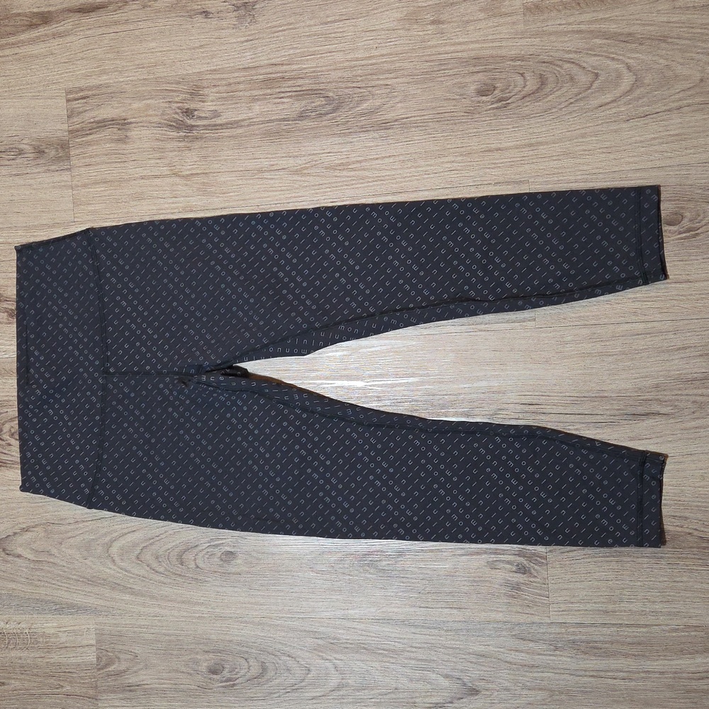 Lululemon Wunder Train High-Rise Tight 25" *Mirrorify Black Multi Size 10
